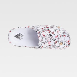 Calzado sanitario estampado enfermería P2010 por arriba