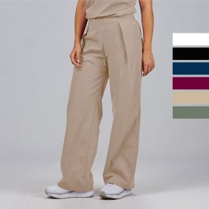 Pantalones de mujer de corte recto con pinzas 700077