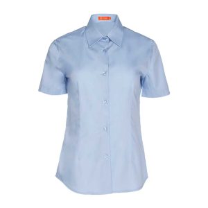 camisa para mujer celeste mangas cortas 937141-19