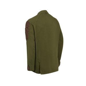 Chaqueta chef hombre slim fit kaki 4140 espalda