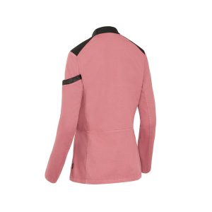 Chaqueta chef rosa mujer slim fit 4141 espalda