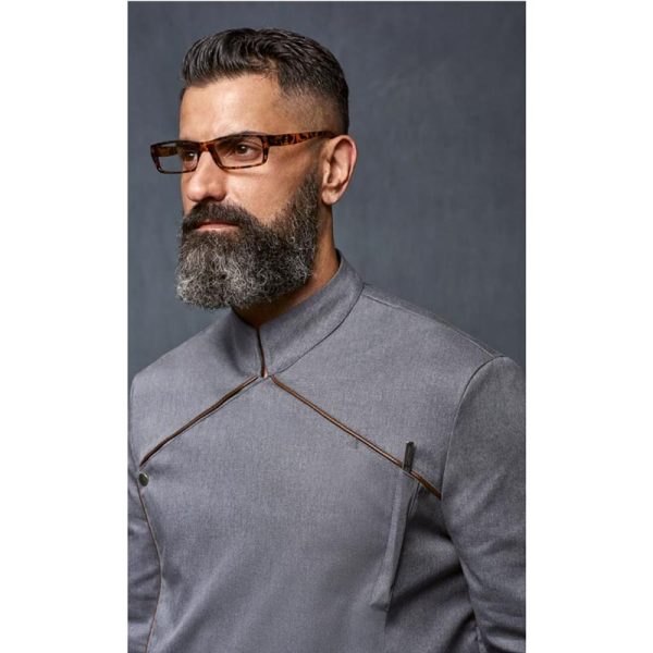 Casaca cocina hombre slim fit 4134 modelo