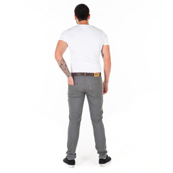 Pantalón camarero vaquero color gris 7801-825 espalda