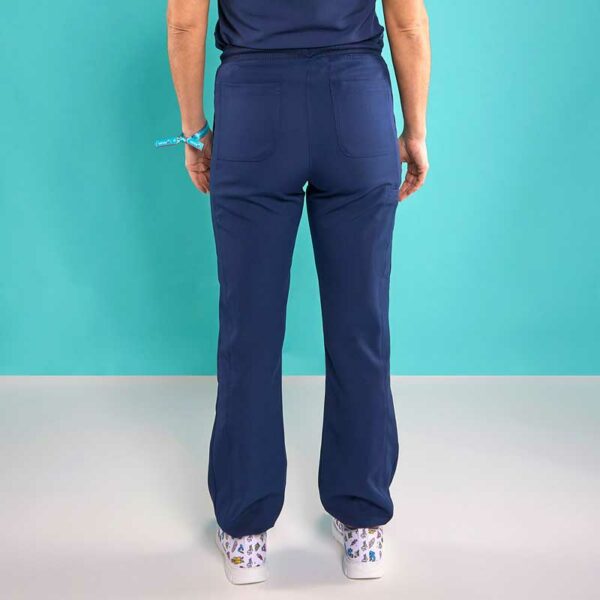 Pantalón jogger de mujer Active LS21076 azul marino trasero