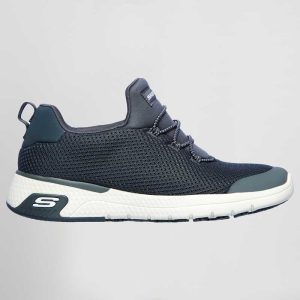 Zapatilla deportiva Skechers de mujer gris SK77281-139 lateral exterior