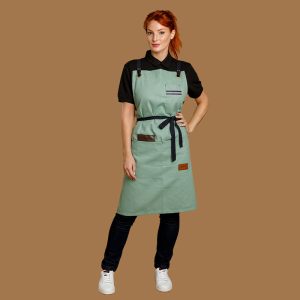 Mandil cruzado CC1990B 42 azul