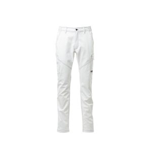 Pantalón elástico multibolsillos Worker Stretch blanco