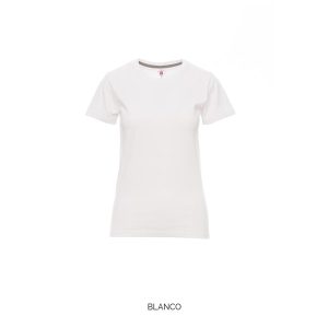 Camiseta blanco básica mujer Sunset Lady