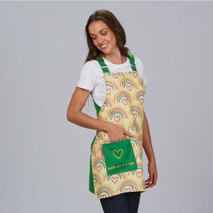 Mandil de maestra arco Agatha 200042 perfil