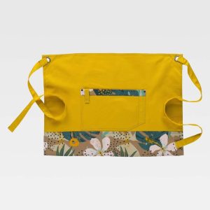 Delantal corto verano amarillo M759