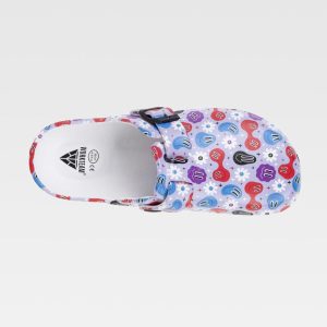 Calzado sanitario estampado caritas arriba P2016