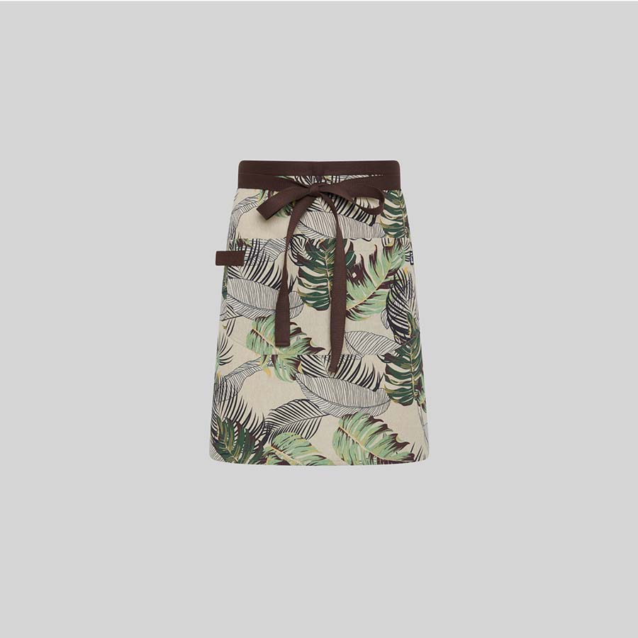 Mandil corto hojas verdes 100043 producto