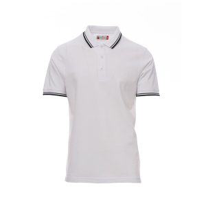 Polo manga corta bicolor SKIPPER blanco y marino 00002