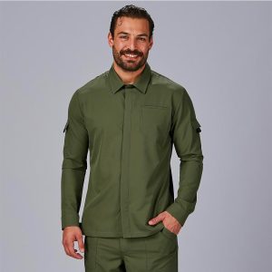 Chaqueta de cocina verde 930042