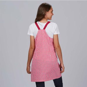Pichi de maestras Gingham 500022 espalda