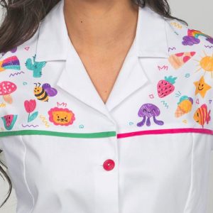 Bata de mujer estampado dibujitos VX04RB01 animaciones