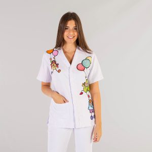 Casaca abierta microfibra estampado Niños 615200-2892