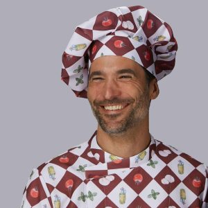 Gorro chef estampado toscana 400019-5164