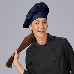 Gorro chef velcro azul marino 400014-596
