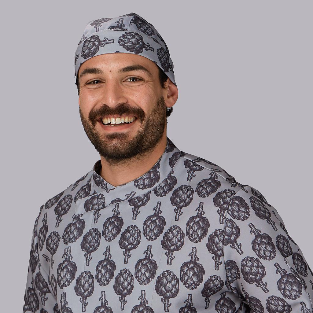 Bandana chef estampada alcachofa 400021-5163