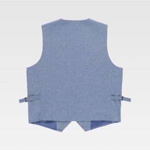 chaleco hombre vaquero B9034 espalda