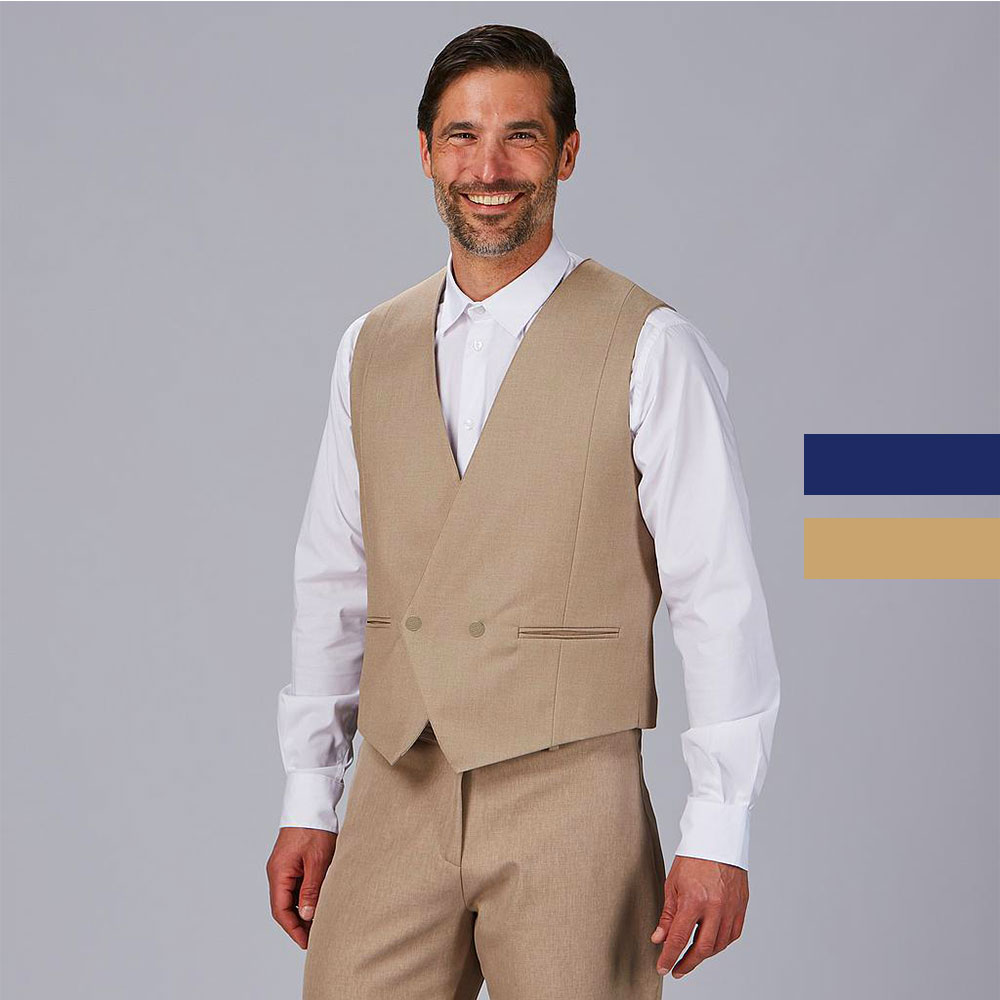 Chalecos de hombre cruzados 950014