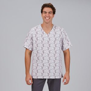 blusa para dentistas estampada 600071-2929